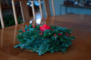 christmas wreath centerpiece