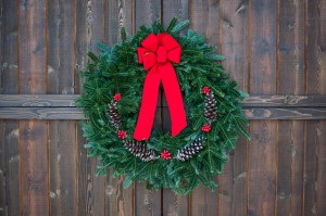 real christmas wreath