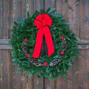 real christmas wreath